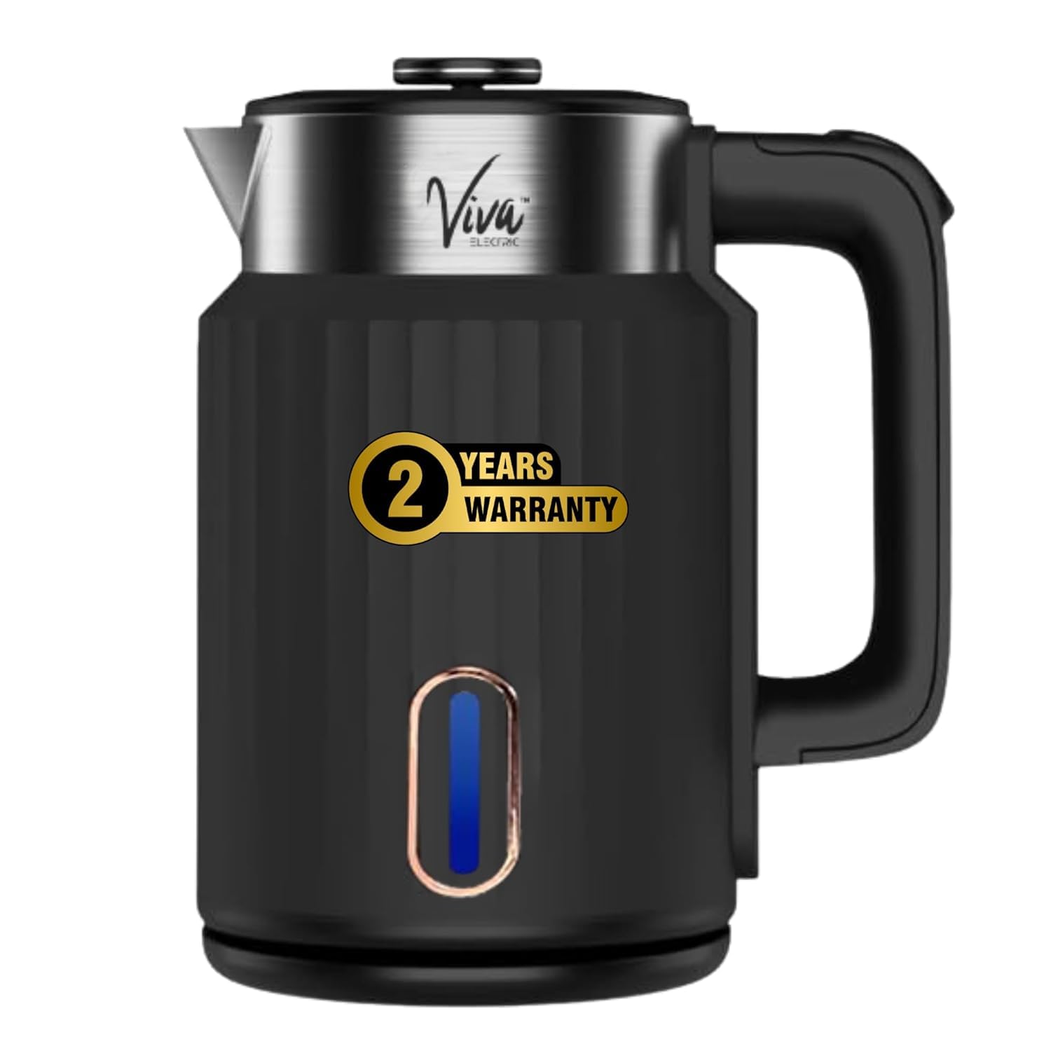 Viva Electric Kettle 1500 Watts 1.8 Liters | Multipurpose | Kettle for Hot Water | Double Layered Cool Touch Outer Body | SS Inner Body with Auto Shut Off | 2 Years Warranty (Black)-image-47