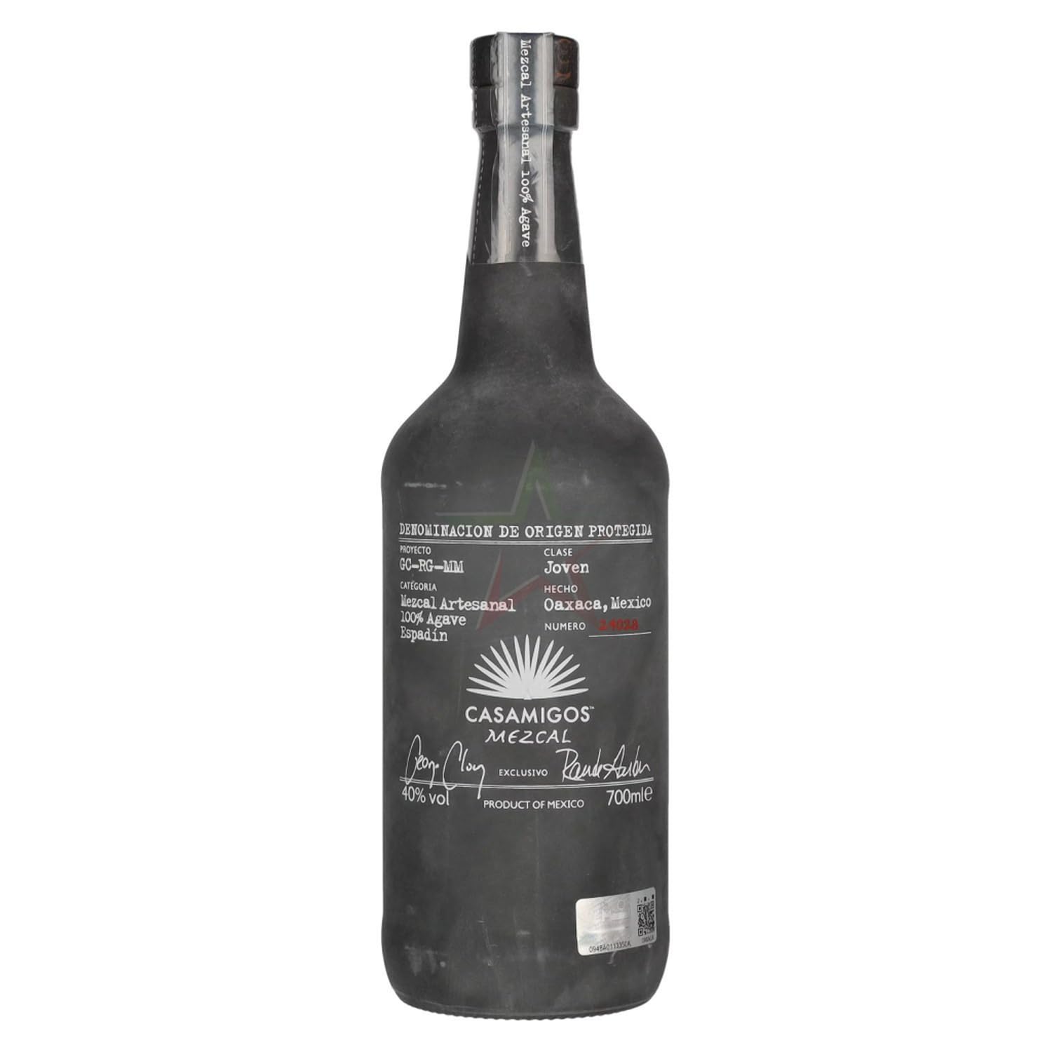 Casamigos Mezcal Joven 100% Agave Espadín 40,00% 0,70 lt.