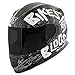 Speed and Strength SS1310 Bikes Are In My Blood Matte Black/White/Charcoal Full Face Helmet - Large