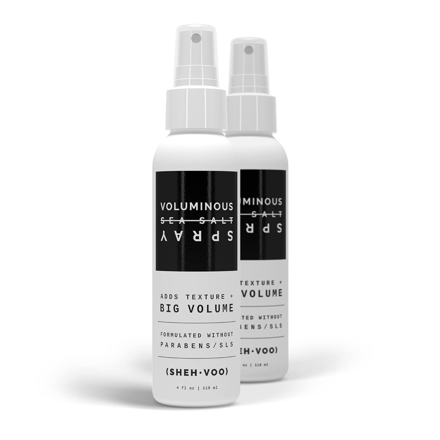 SHEH VOO - VSS DUO KIT - 2 Voluminous Sea Salt Sprays - Voluminous Texturizing Spray - UV