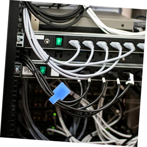 ARTIBETTER 50 piezas Accesorios de escritorio Reutilizables Correas para cables Gestión de cables para escritorio de juegos, oficina y hogar miniatura 7