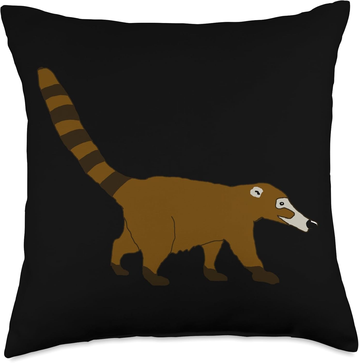 Coati Coatimundi Raccoon Animals Throw Pillow