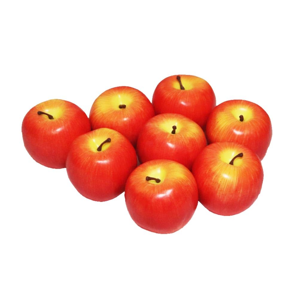 Amazon | GuCra りんご 本物そっくりな模型 8個セット 食品サンプル