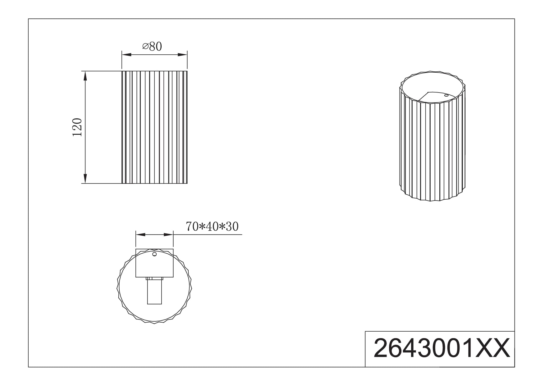 Trio Leuchten Wandleuchte Imaria 264300132, Metall Schwarz matt, exklusive 1x G9, Up & Down Beleuchtung