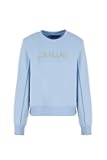 Women's Rhinestone Logo Crewneck Pullover Sweatshirt