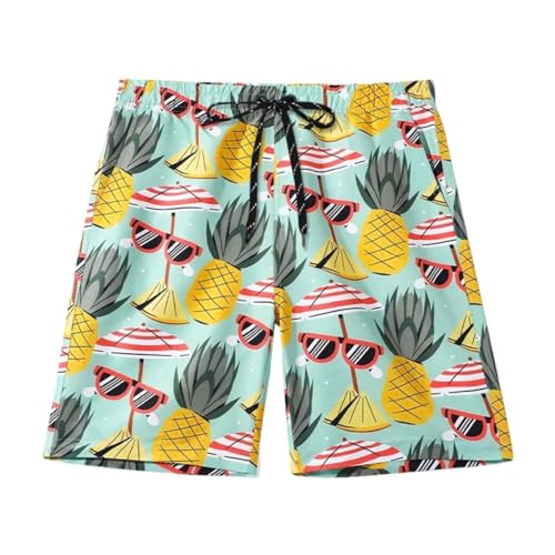 Men's Vintage Floral Linen Shorts, Breathable Swim Trunks, Elastic Waist, Pool, Tropical, Casual Summer Wear Men's Clothings2