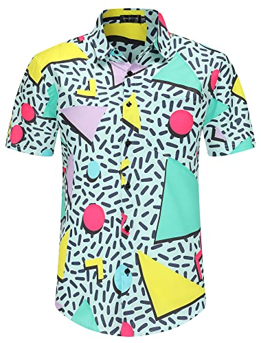 Amazon.com: DOOPCCOR 90s Shirt 80s Shirts for Men 80s 90s Disco