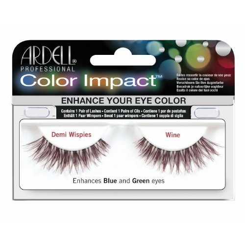 (6 Pack) ARDELL Color Impact False Lashes - Wine Demi Wispies by Ardell