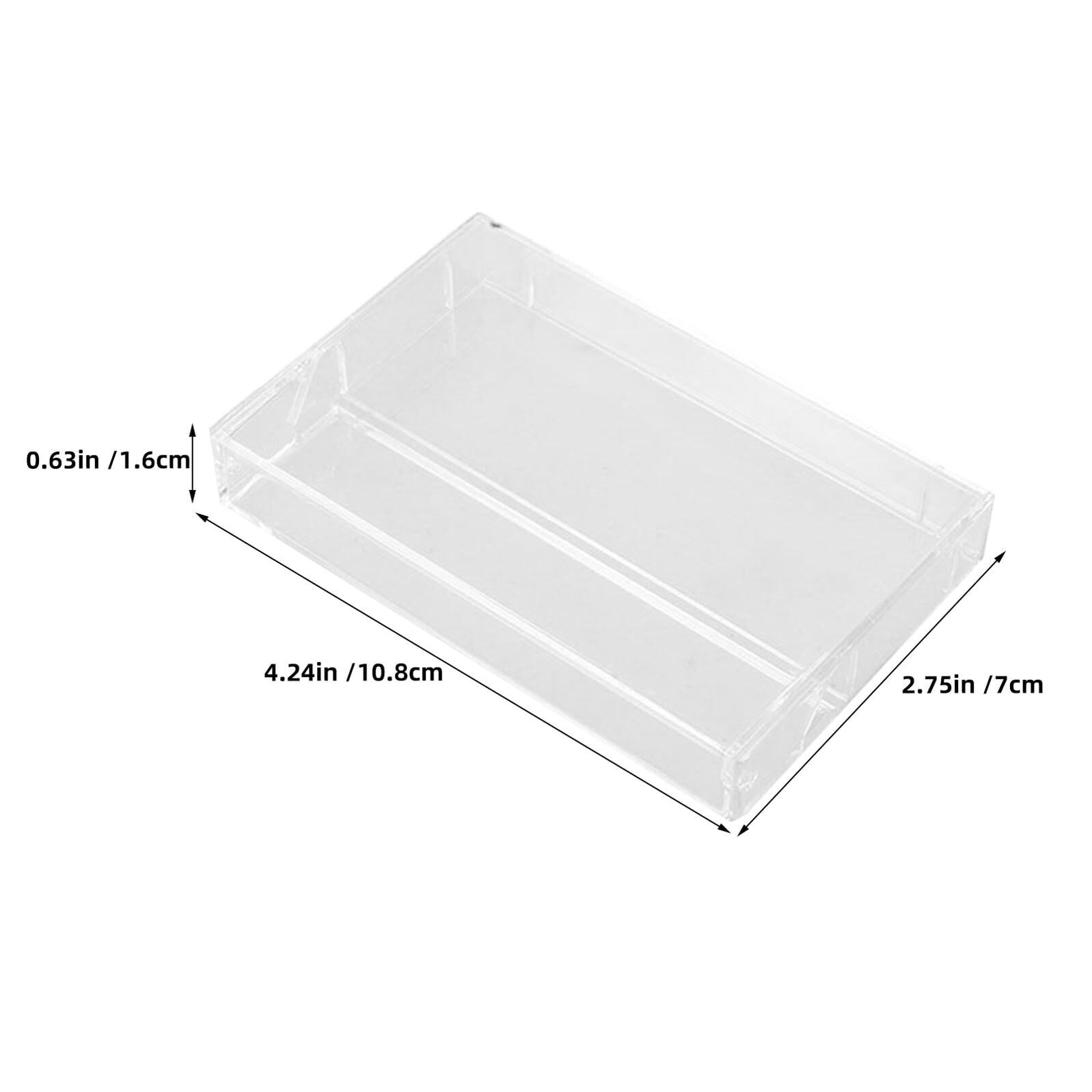 SHINEOFI Organisateur de Cassettes Audio Rétro 15 Pièces en Plastique Pp Grand Espace Intérieur et Design Portable Rangement la Maison Voyage