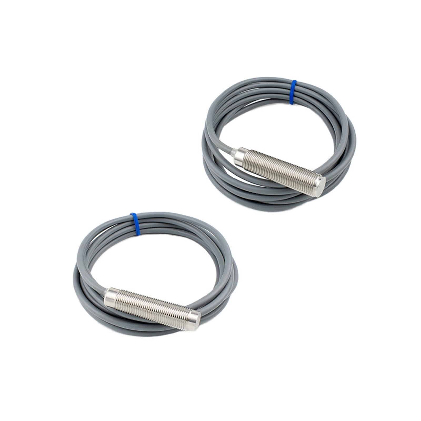 MXXDMOPD Full Metal Cylindrical Capacitive Proximity Sensor Connector Inductive NPN and PNP Output(M12 non-flush NPN NO-Sn:4mm)