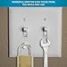 Savvy Home Magnetic Key Rack (2 Pack) | Key Holder for Light Switch | Smart Modern Design for Keychain Rings, Car Keys, Key FOBs | Easy Installation