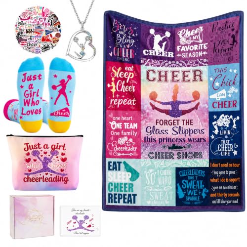 Vyntora Cheerleader Gifts Set for Girls Cheer Gifts Stuff for Women