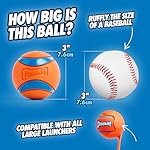 Chuckit! Ultra Ball Dog Toy - Size Large - For Dogs 60-100 lbs - Made from Durable Rubber - Super Bouncy - Floats in Water - 3-inch Diameter - Pack of 1 - Image 2