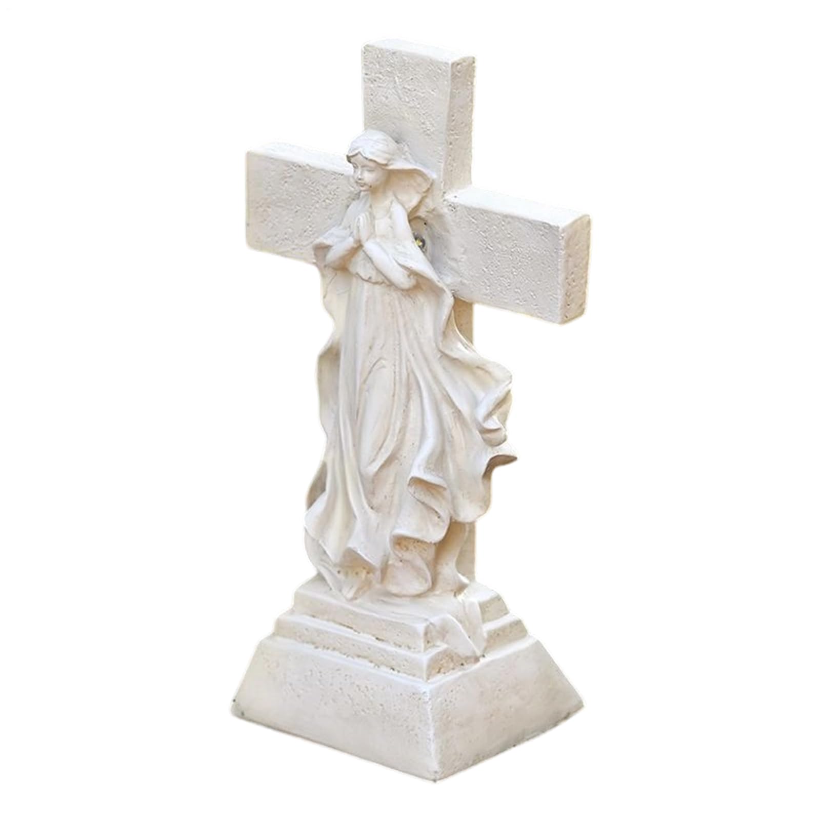 Statua Da Giardino A Energia Solare Figurina In Resina Resistente Alle