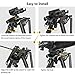 CVLIFE 6-9 Inches Rifle Bipod with Quick Release Adapter for Picatinny Rail Bipod