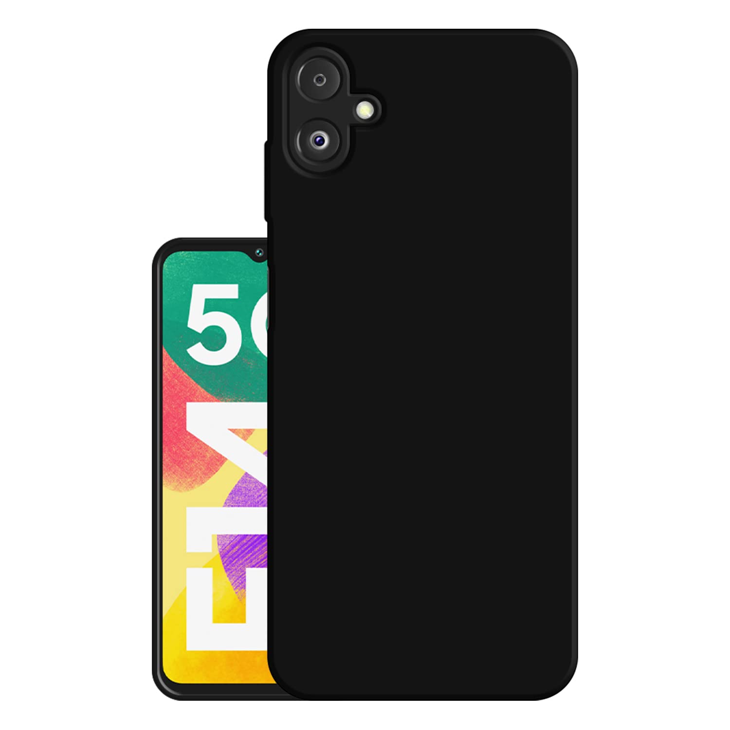 HELLO ZONE Exclusive Matte Finish Soft Back Case Cover for Samsung Galaxy F14 5G - Black (B0C1VGD7GL) Amazon Price History, Amazon Price Tracker
