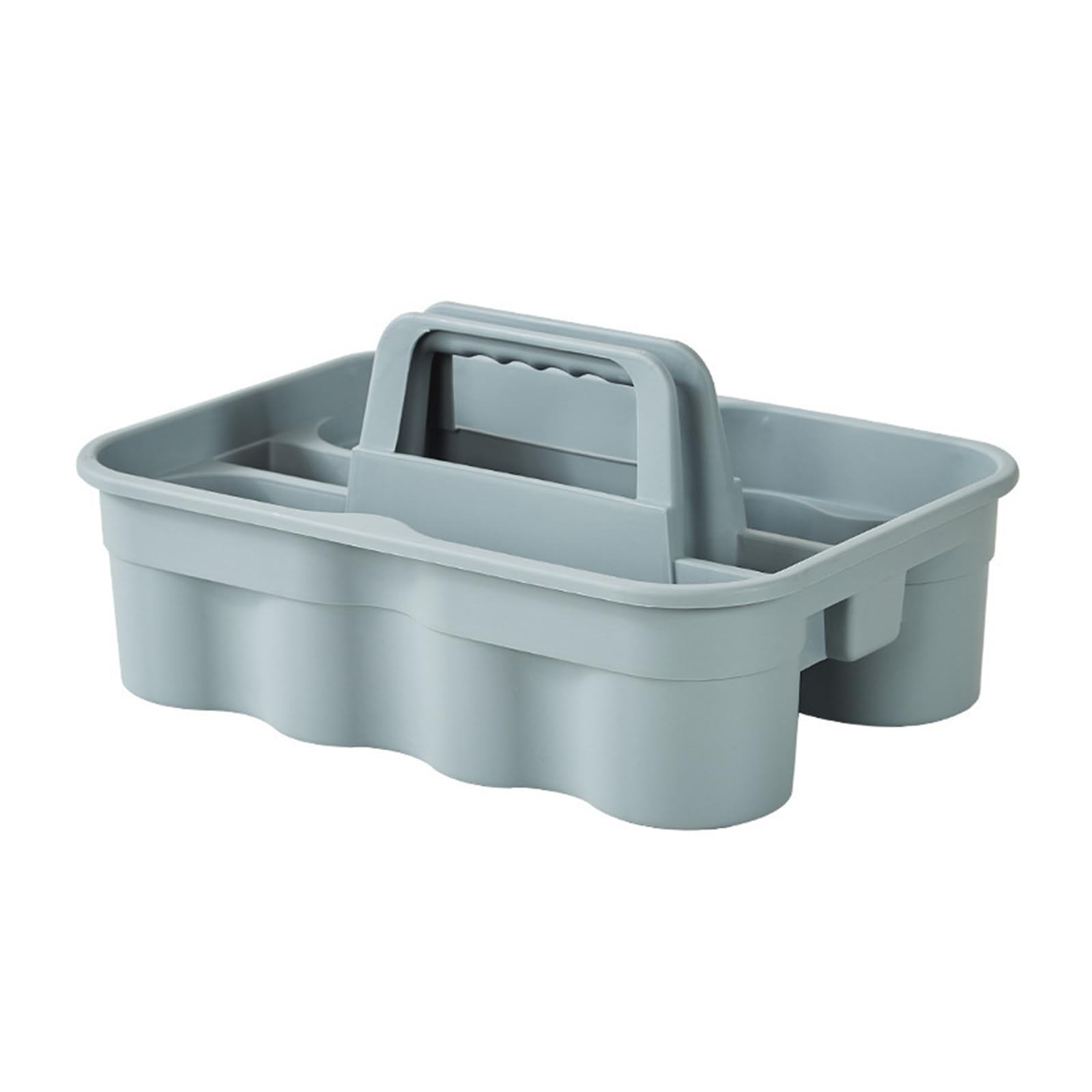 Jazuaiao Sturdy Storage Box with Dividers and Ergonomic Handles for Home or Garage Organization Portable Toolbox Organizers Household Organizers