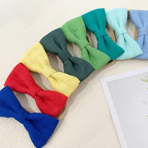 BlueMelon 16-Pack Baby Girl Headbands – Soft Nylon Elastic Bows for Newborns, Infants, Toddlers & Kids – Comfortable, Stylish Hair Accessories in Assorted Colors4