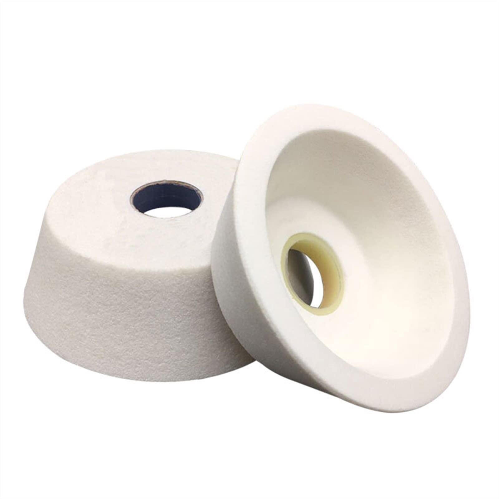 1 pz Mola in corindone Bianco a Forma di Tazza Mole in corindone Bianco Dischi for lucidatura Saldatura/Diametro 125 mm(36#)