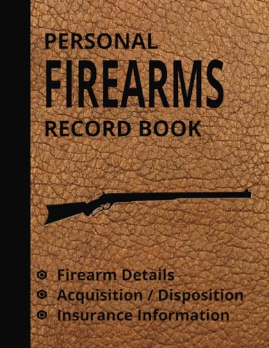 Independently Published Jay, Mickey Personal Firearms Record Book: Firearm Inventory Log For Gun Owners To Record Details cover
