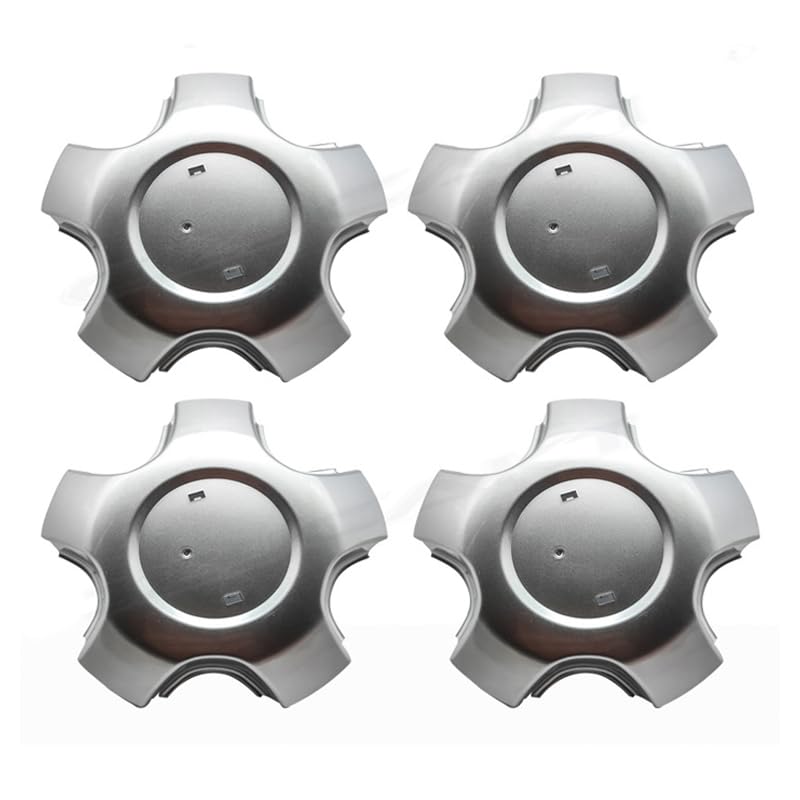 4 Tapas Centro Tapacubos para Toyota Land Cruiser 2002-2007,Embellecedor para Llantas,Buena Estabilidad,Piezas de Repuesto compatibles OEM 42603-60671