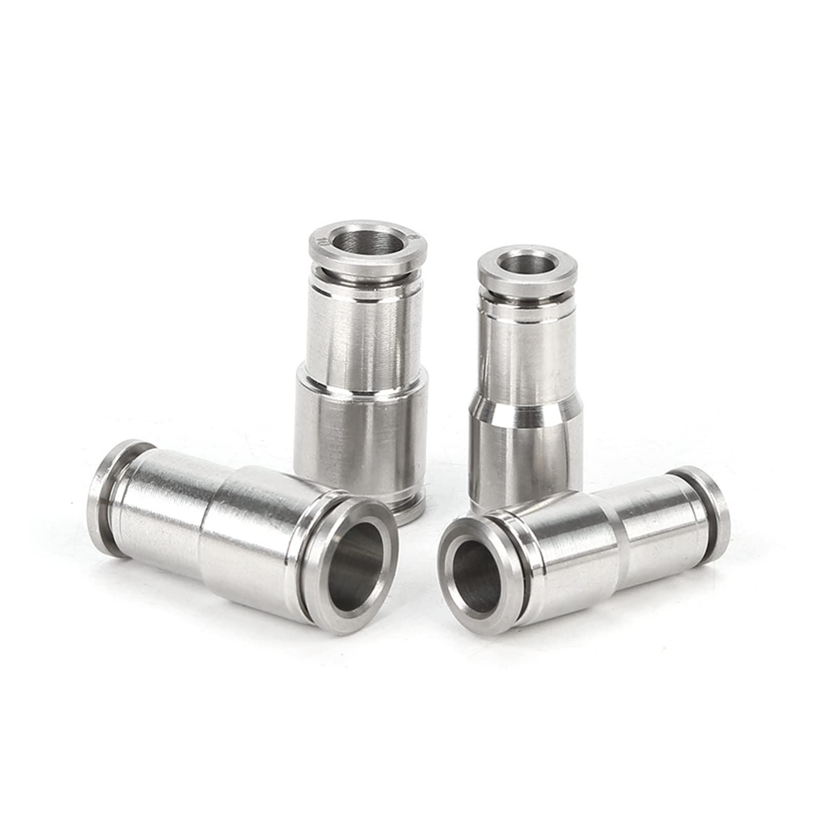 direkter pneumatischer Schnellanschluss, 2 PCS PU PG PE Messing Metall 4-12mm Gelten Luft Kompressor Schlauch Hochdruck Anschluss Hohe Temperatur(Pu8mm)
