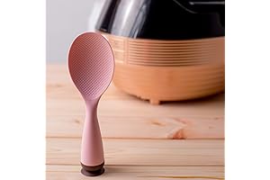 Standing Mountable Rice Paddle with Non-Stick Embossed Surface for Excellent Grip and...