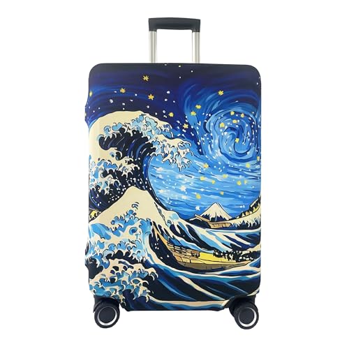 Luggage Covers For Suitcase Tsa Approved,Suitcase Cover Protector Fit 18-20 Inch,Washable Elastic Stretchy Anti-scratch Luggage Sleeve