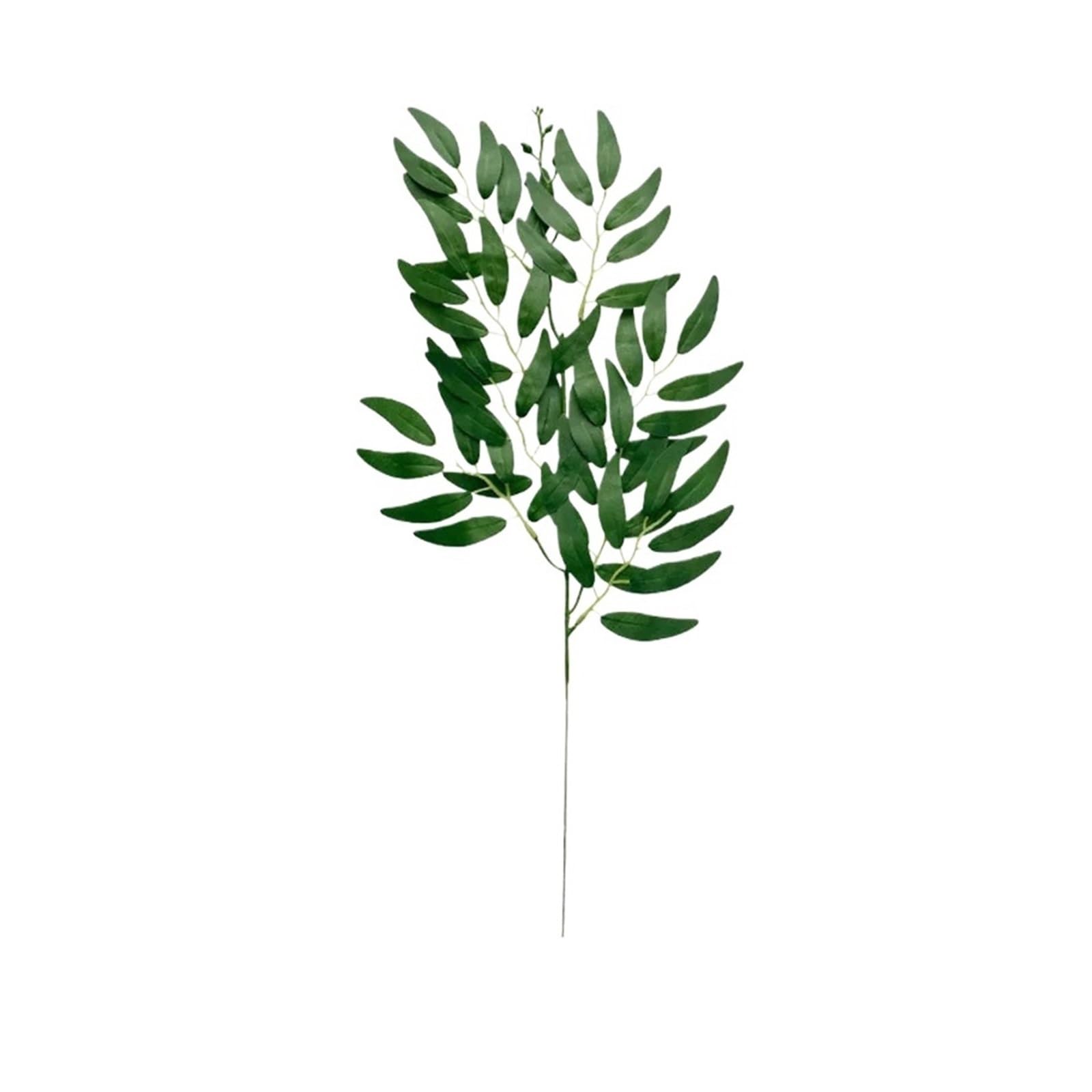 YGLEEULI Artificial Foliage Stems 10PCS Artificial Plants Ruscus Greenery Stems Spring Faux Shrub Bushes Green Leaves for Wedding Arch Bouquet Home Decor(Green)
