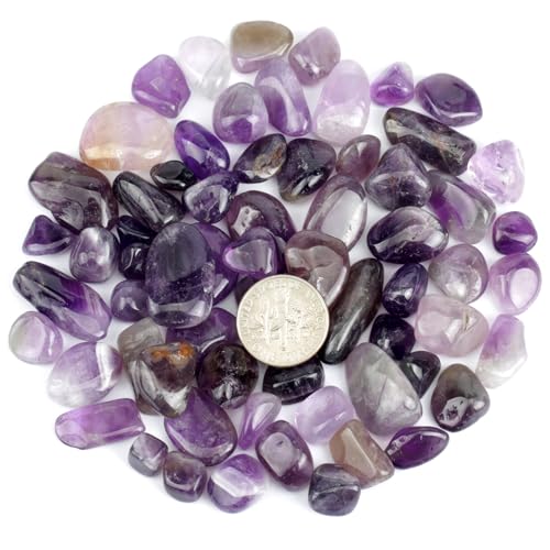Image of ZenQ 1 lb Crystal Chips, Tumbled Stone Chips for Crafts | Polished, Undrilled Gemstones for Resin Art, Vase Filler, Plant Decor, Candle Making, and DIY Projects