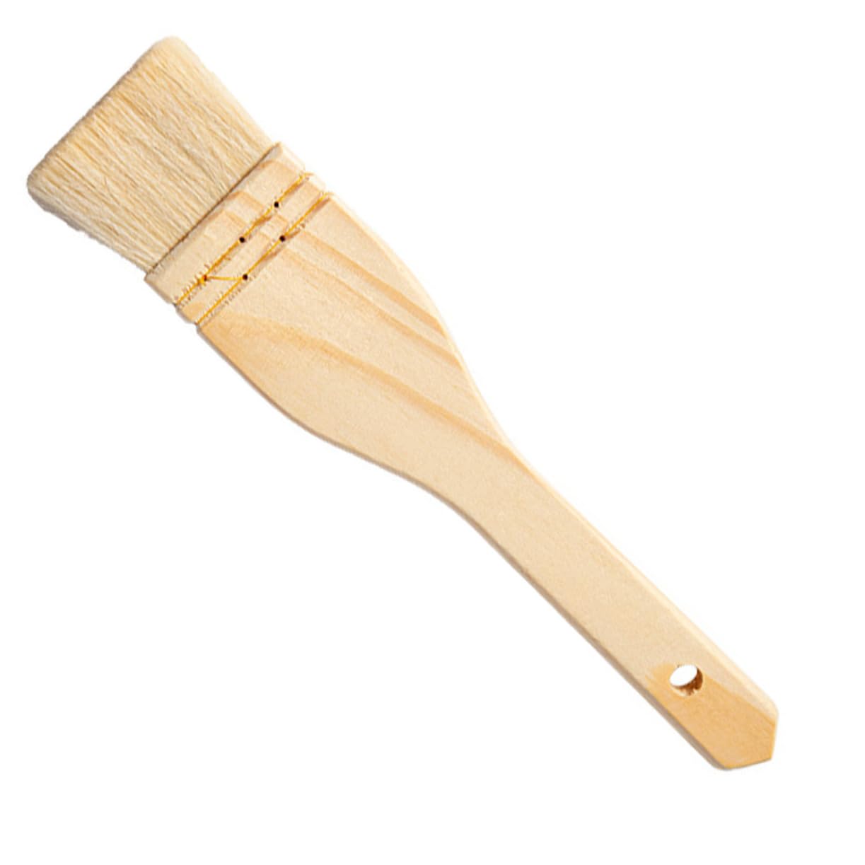Yardwe Wool Basting Brush with Handle Versatile Pastry Brush for Baking Grilling and Sauce Application for Family Gatherings and Picnics Efficient Oil Brush