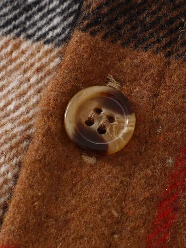 2Pcs Kids Boys Flannel Plaid Shirt Tops Pants Set Hoodie Sweatsuit for Fall Winter Spring Outfits 4-12 Years4