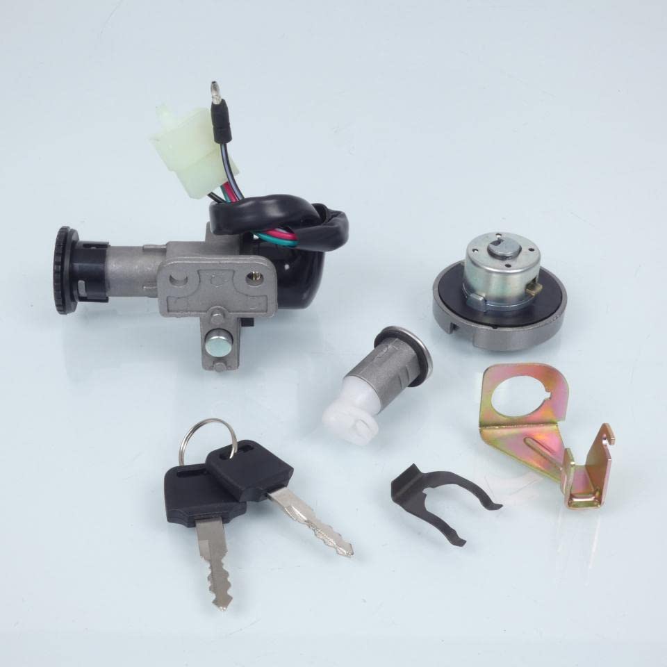 Kit cerradura Kymco Vitality 50 original de 3 hilos repuesto nuevo 2