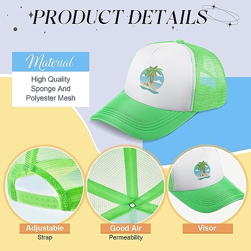 Image of 40 Pack Sublimation Blank Trucker Hat Bulk Wholesale Mesh Baseball Cap for Women Men DIY Hat Bar Party