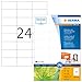 Produktbild HERMA 10824 Recycling Etiketten DIN A4 (70 x 37 mm, 100 Blatt, Recycling-Papier) selbstklebend, bedruckbar, permanent haftende Adressaufkleber, 2.400 Klebeetiketten, weiß