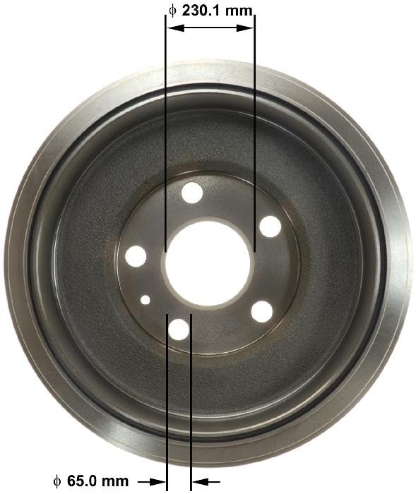 Image of Bendix Premium PDR0848 Rear Brake Drum for Volkswagen Jetta 2012-2011