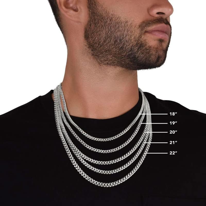 Sport Son Baseball Necklace Cuban Chain Silver - How Much I Love You - Baseball Gift Boy Team Player Pitcher Athlete Appreciate From Mom