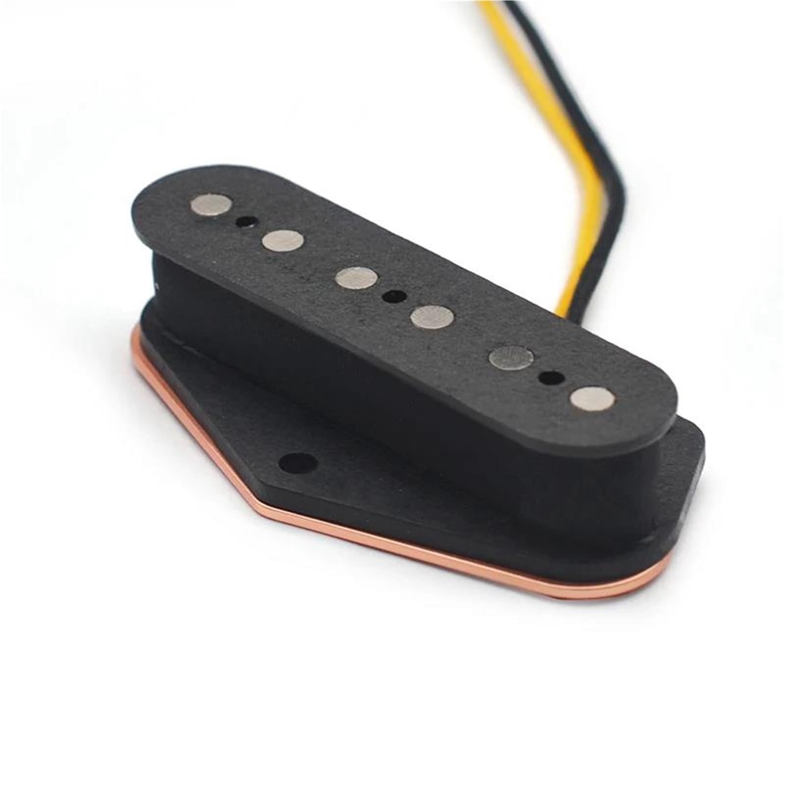 Pickup Gitary Elektrycznej Czarna szpulka z włókna Alnico 5 Bridge Pickup z materiałowymi częściami do gitary z mostkiem kablowym