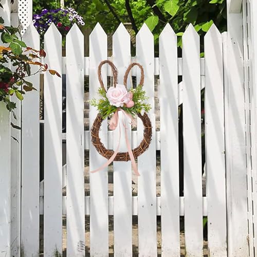Couronnes de Pâques pour porte et intérieur déco lapin