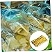TOBBOMEY Twist Ties for Bread Candy Bags 800 Pcs Golden Wire Ties Add a Shiny Touch