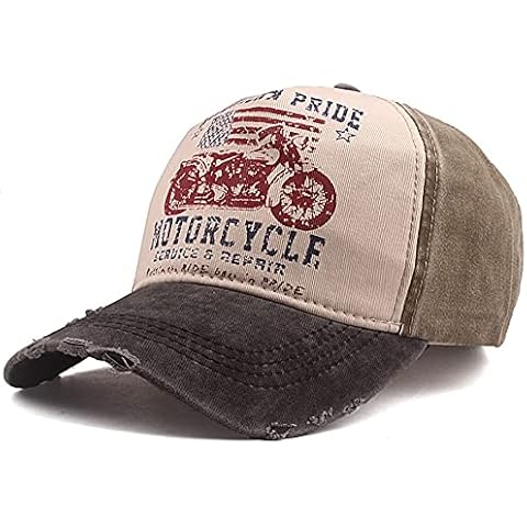 Elwow Men's Distressed Baseball Cap for Outdoor Sports Cover