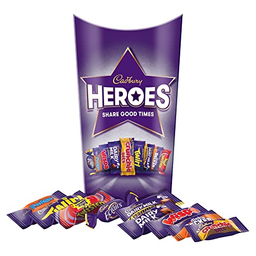 Cadbury Heroes Chocolate Mix - delizioso cioccolato cremoso in un mix colorato - miscela variegata dei migliori dolci - perfetto da condividere!