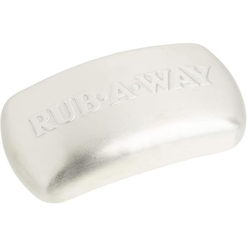 Amco Rub-a-Way Bar, Stainless Steel Odor Absorber (4" x 2.25") - Dishwasher Safe Kitchen & Outdoor Essential for Garlic, Onion, Fishing, Hiking Odors - Natural Odor Remover