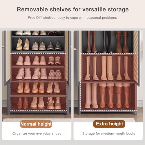 Meuble de rangement à chaussures compact pour libérer l'espace