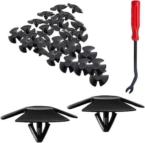 Retenedores de aislamiento de capó de automóvil, 30 clips de retención de cubierta de parachoques con un removedor de sujetadores, clip de nailon de disponible en Yaxa Costa Rica