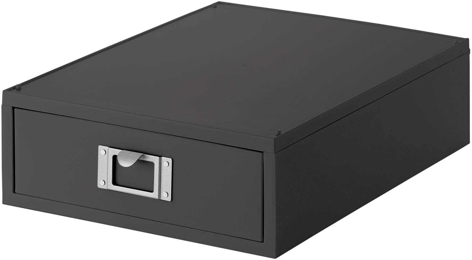 ライクイット (like-it) 収納ケース A4 引き出し 書類ケース 縦型 1段 約幅26×奥行35×高さ9.8cm オールグレー 日本製 MX-50 シリーズ累計販売数1,000万個突破 ファイルユニット 書類収納ボックス 文具 卓上 工具 梱包資材