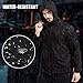 Tactical Jacket for Men, Waterproof and Windproof Outdoor Work Soft Fleece Military Jacket