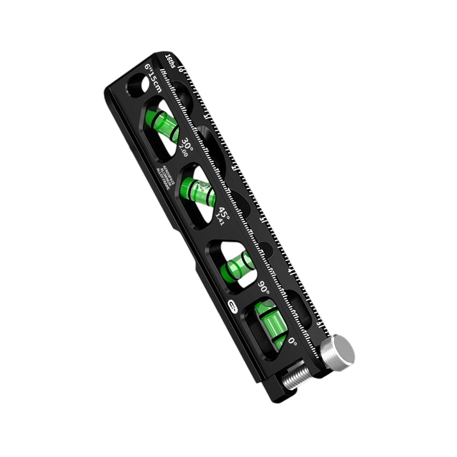 Multipurpose Aluminum Alloy Levels V Grooved Base 4 Accuracy Vials British Metric Measurement Scale V Grooved Construction Levels