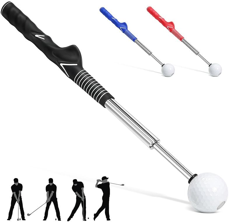Product image of HPLSZCN Allenatore di Golf con Design Retrattile, Bastone da Allenamento con Feedback Sonoro, Impugnatura Ergonomica Antiscivolo