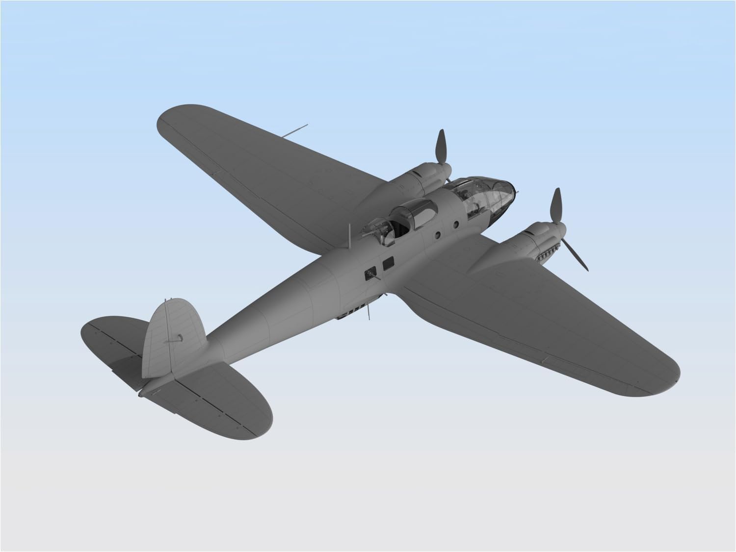 ICM ICM48263 1:48-He 111H-16, WWII German Bomber